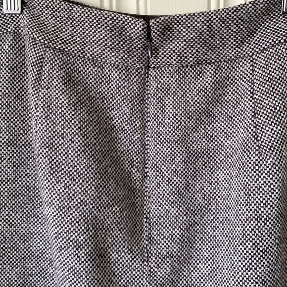 Banana Republic Brown Tweed Mini Skirt Size 8 - Picture 6 of 8